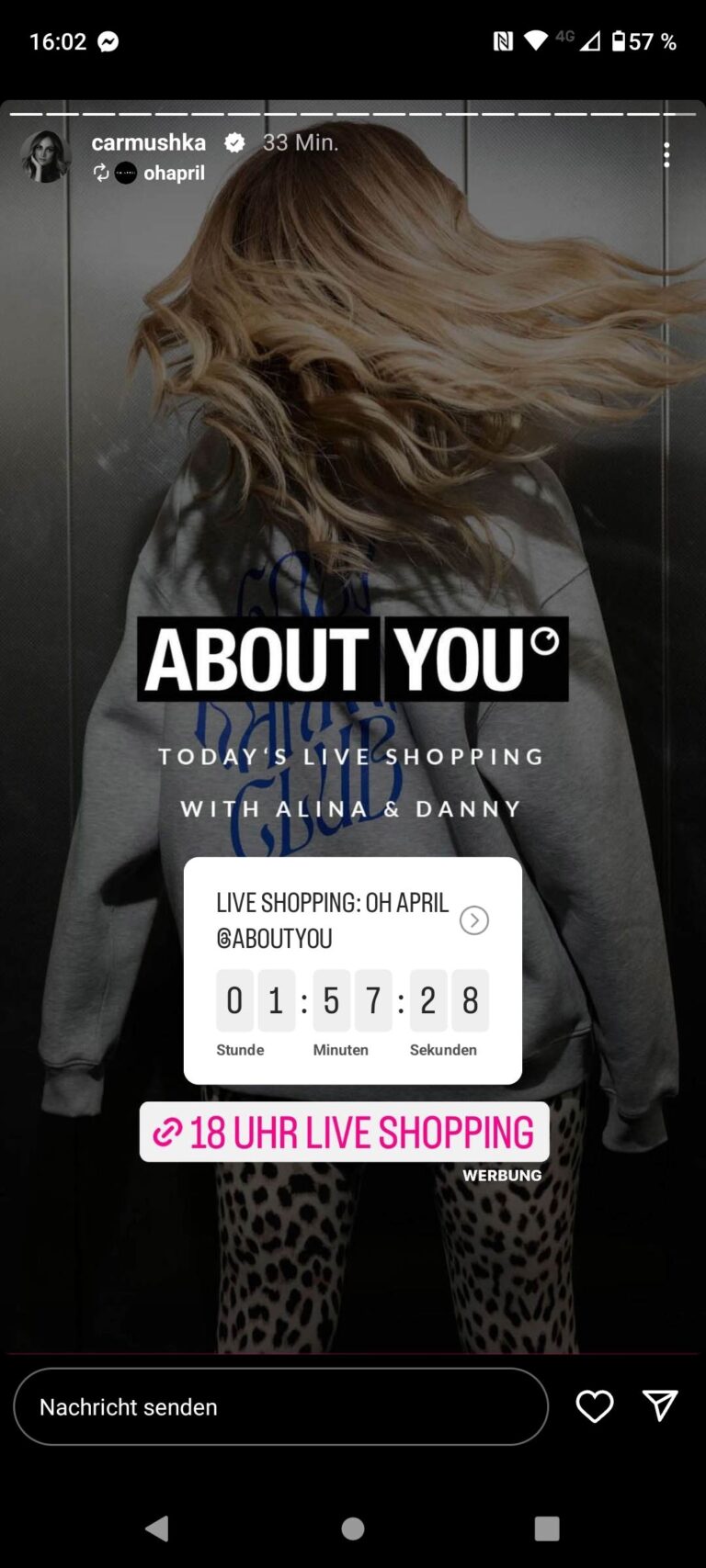 Livestream Shopping About You